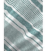 Signature Sateen 100% Cotton 300 TC Blue Stripes Print Anti Viral King Bedsheet with 2 Pillow Covers