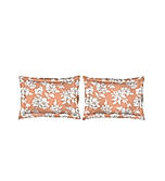 Signature Sateen 300 TC 100% Cotton Ultra Fine Coral Floral Print King Bedsheet Set