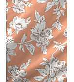 Signature Sateen 300 TC 100% Cotton Ultra Fine Coral Floral Print King Bedsheet Set
