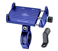 Claw Grip Aluminium Mobile Holder Mount - Blue