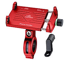 Claw Grip Aluminium Mobile Holder Mount - Red