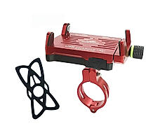 GrandPitstop Claw-Grip Mobile Holder Mount with Charger - Red