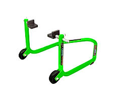 Non-Dismantable Standard Rear Paddock Stand without Skate Wheels - Green - (Bike Wt upto: 250 kgs)