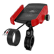 Motorcycle Phone Mount Charger USB 3.0 Cellphone Holder with Aluminium Mount  Base for Vehicles at Rs 1155, Mobile Accessories in Gurgaon