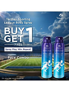 Yardley Gentlemen Pace Combo (150ml * 2) Sporting League Body Spray