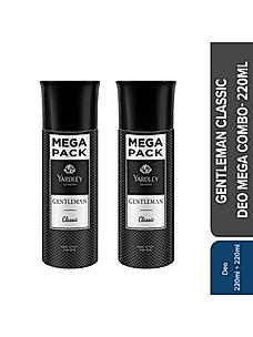 Yardley London Gentleman Classic Deo MEGA PACK 220ml  (Pack of 2, 440 ML)