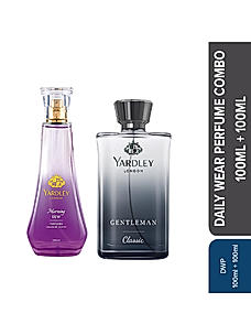 Yardley London Morning Dew Daily Wear Perfume 100ml &  Gentleman Classic Daily Wear Perfume 100ml