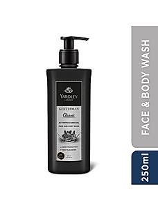 Classic Activated Charcoal Face & Body Wash 250ml