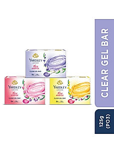 Clear gel bar- Pack of 3 - 125g x 3