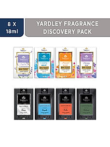 Yardley Compact perfumes -discovery set -Pack of 8pc x 18ml