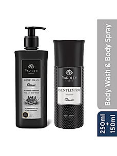 Yardley Gentleman Classic Body Wash 250ml & Yardley Classic Deo 150ml