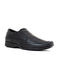 KHADIM British Walkers Black Leather Formal Slip On Shoe for Men (3590216)