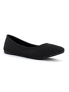 Khadim Black Ballerina for Women