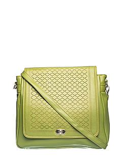 Khadim Women Green Crossbody Bag