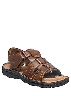 Softouch Brown Fisherman Sandal for Men