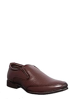 Lazard Brown Slip On Formal Shoe for Men