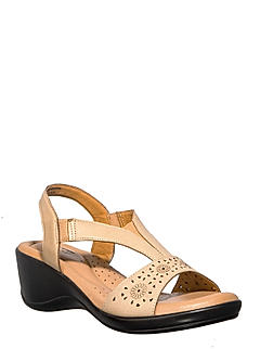 Softouch Women Beige Heel Sandal