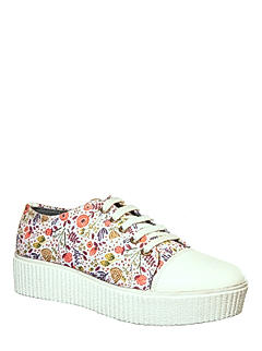 Khadim White Casual Sneakers for Women