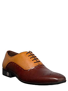 British Walkers Brown Leather Oxford Formal Shoe for Men