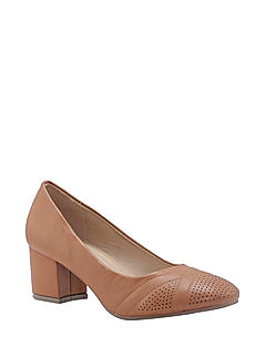 Sharon Brown Pump Shoe Heels for Women