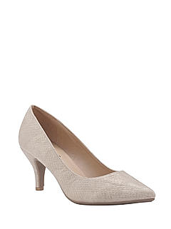 Sharon Beige Pump Shoe Heels for Women