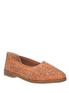 Khadim Tan Brown Loafers Casual Shoe for Women