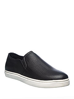 Lazard Black Slip On Casual Shoe for Men