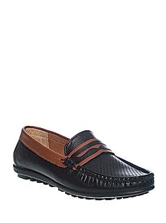 Pedro Black Loafers Casual Shoe for Boys (8-13 yrs)