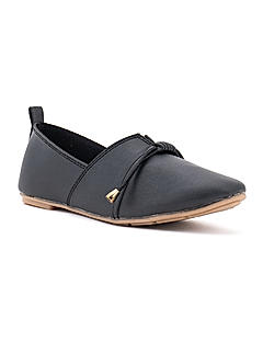 Khadim Black Loafers Casual Shoe for Women