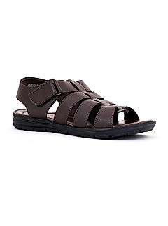 Khadim Brown Fisherman Sandal for Men