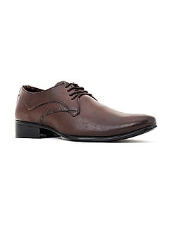 Lazard Brown Derby Formal Shoe for Men