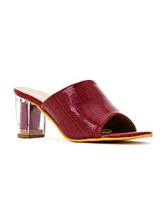 Cleo Cherry Mule Heel Sandal for Women