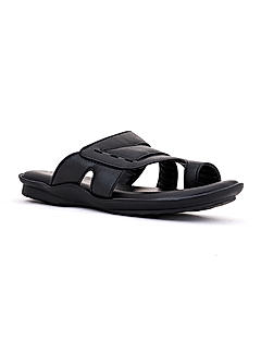 Lazard Black Slip On Sandal for Men