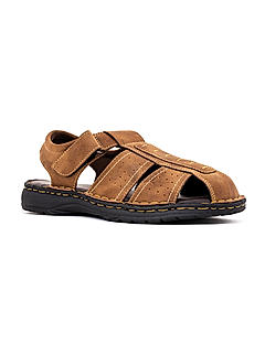 Softouch Tan Fisherman Sandal for Men