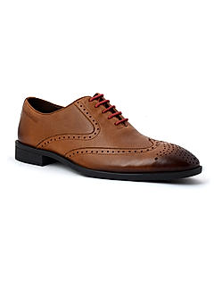 British Walkers Brown Leather Oxford Formal Shoe for Men