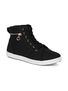 Pro Black Casual Sneakers for Women