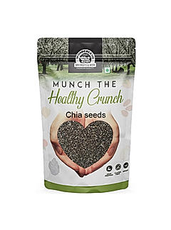 Wonderland Foods - Healthy & Tasty Raw Chia / Sabza Seeds 150g Pouch | Seeds For Eating | Immunity Booster Diet | Protein and Rich in Fibre