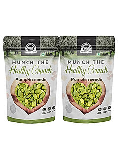Wonderland Foods - Healthy & Tasty Raw Pumpkin / Kaddu Seeds 500g (250g X 2) Pouch | Seeds For Eating | Immunity Booster Diet | Protein and Rich in Fibre