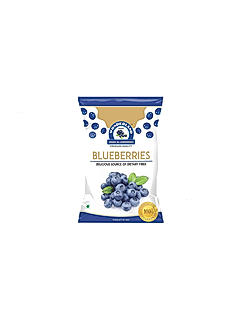 Wonderland Foods Premium Quality Low-Sugar Dried Blueberries 750G Combo Pack Of 5 X 150G Each
