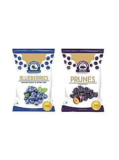 Dried Blueberries 150gm + Dried Prunes 200gm