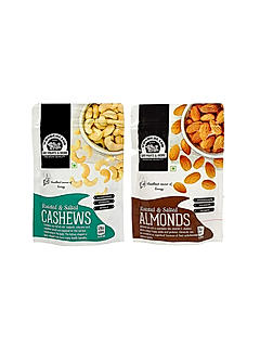 Roasted & Salted Almonds 200gm & Cashews 200gm