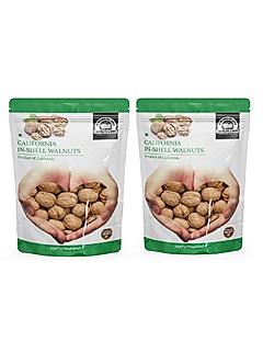 Wonderland Foods - Dry Fruits Chilean In-shell Walnuts (Akhrot with Shells Jumbo Size) 2Kg