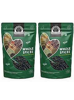 Wonderland Foods - Whole Spices Black Pepper / Kali Mirch 500g (250g X 2) Pouch | Naturally Processed, from Farm Picked Fresh Natural Seeds, No Artificial Additives