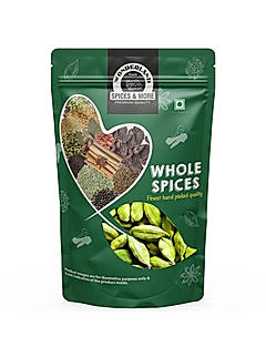Wonderland Foods - Whole Spices Green Cardamom Whole 50g Pouch | Chhoti Elaichi | Sabut Choti Hari Elaichi | Aromatic Spice | Anitoxidants, Vitamin C, Dietary Fibre