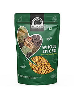 Wonderland Foods - Whole Spices Fenugreek Seeds 250g Pouch | Methi Dana | Menthi Ginja | Chemical Free & Pesticides Free