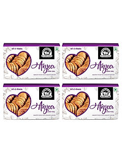 Wonderland Foods - Dried Afghani Anjeer 800g (200g x 4) Box | Dry Figs | Rich Source of Fibre, Calcium & Iron | Healthy Snack Zaika Low in Calories and Fat Free