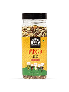 Wonderland Foods - Healthy Roasted Mixed Seeds 200g Re-Useable Jar | Sunflower, Pumpkin, Watermelon, Chia & Flax Seeds