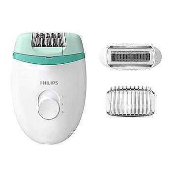 Epilator - 2 in 1 Shaver and Epilator | Corded Epilator for Gentle hair removal at home | BRE245/00