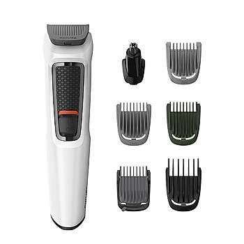 All in One Trimmer- | 7 in 1 Face, Ear, Nose and Body I Effortless Grooming at Home I Self Sharpening Stainless Steel Blades I No Oil Needed I 3 year warranty I 60 min runtime I MG3721/65