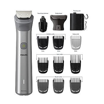 Body Timmer for Men - Skin Safe Grooming for Private Parts I 13 in 1 Head To Toe Grooming I Twin Trim All Metal Steel Blades I 120 min Runtime I BeardSense Technology I MG5930/65